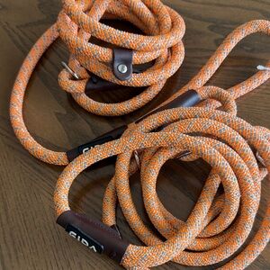 (2) New without tags Orange Dog Leash